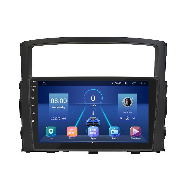 Магнитола штатная Lesko 9" для Mitsubishi Pajero IV 2006-2011 6/128Gb 4G Wi-Fi GPS Top