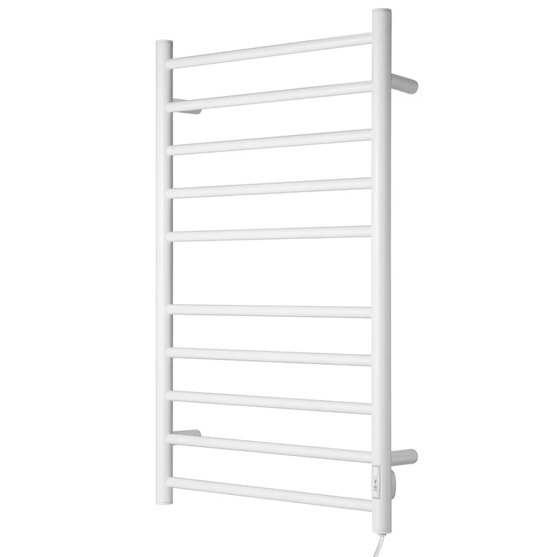 Полотенцесушитель электрический Zerix Atlas EPA-5386R-10T с таймером 135 Вт White (ZX4916)