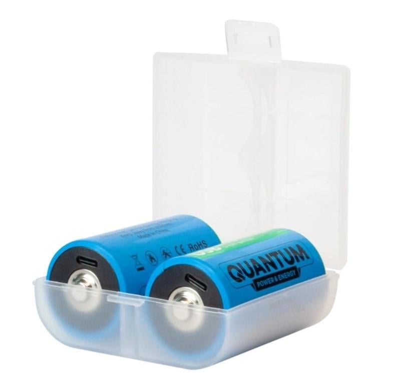 Аккумулятор Quantum USB Li-ion D 1,5V 5200 mAh plastic case 2 шт. (1868255273) - фото 4 Аккумулятор Quantum USB Li-ion D 1,5V 5200 mAh plastic case 2 шт. (1868255273) - фото 4