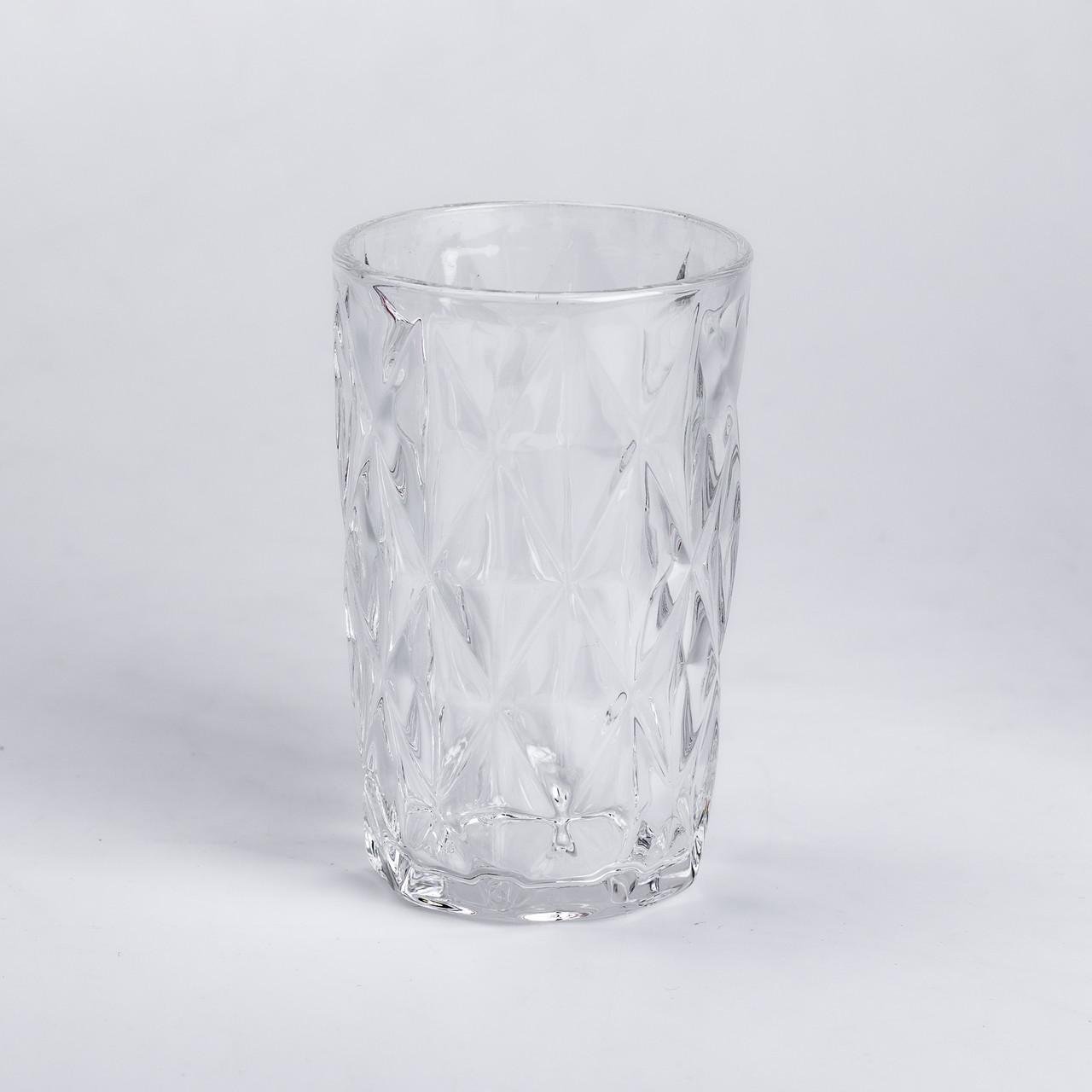 Набір склянок Lirmartur гранованих 6 шт. по 400 мл (HP-YH-63) - фото 3 Набір склянок Lirmartur гранованих 6 шт. по 400 мл (HP-YH-63) - фото 3