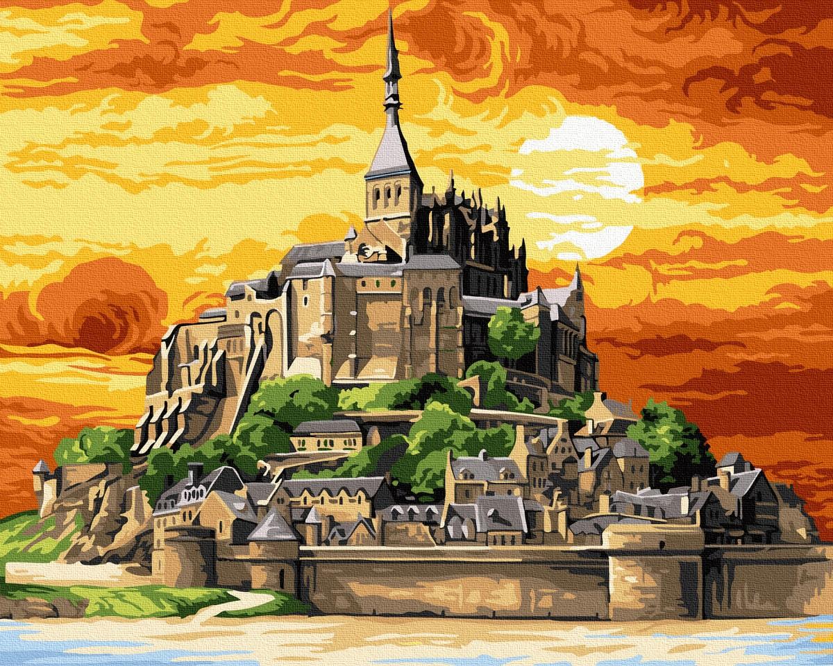 Картина по номерам Brushme GX32508 Замок на горе 40x50 см (1416463839)