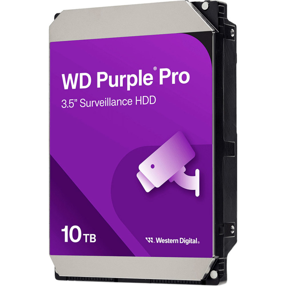 Жесткий диск для систем видеонаблюдения Western Digital AllFrame AI 10 Тб (WD102PURP) - фото 1 Жесткий диск для систем видеонаблюдения Western Digital AllFrame AI 10 Тб (WD102PURP) - фото 1