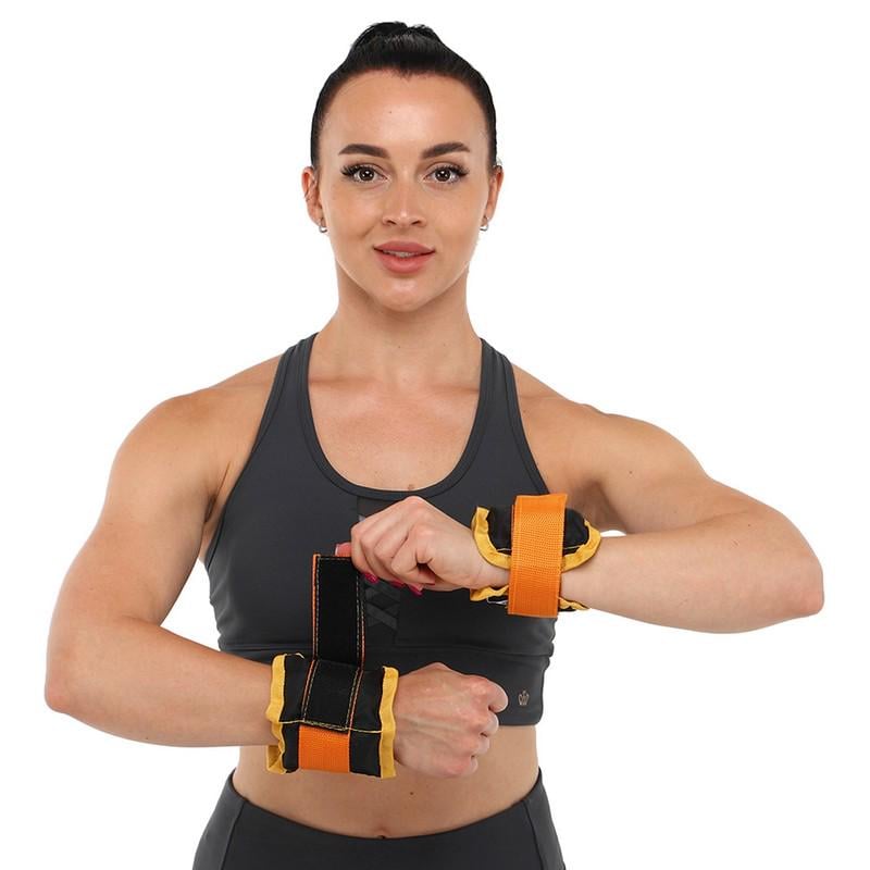 Утяжелители-манжеты для рук и ног Zelart UR Pro 2х0,5 кг Желтый (ZA-2072-1) - фото 3