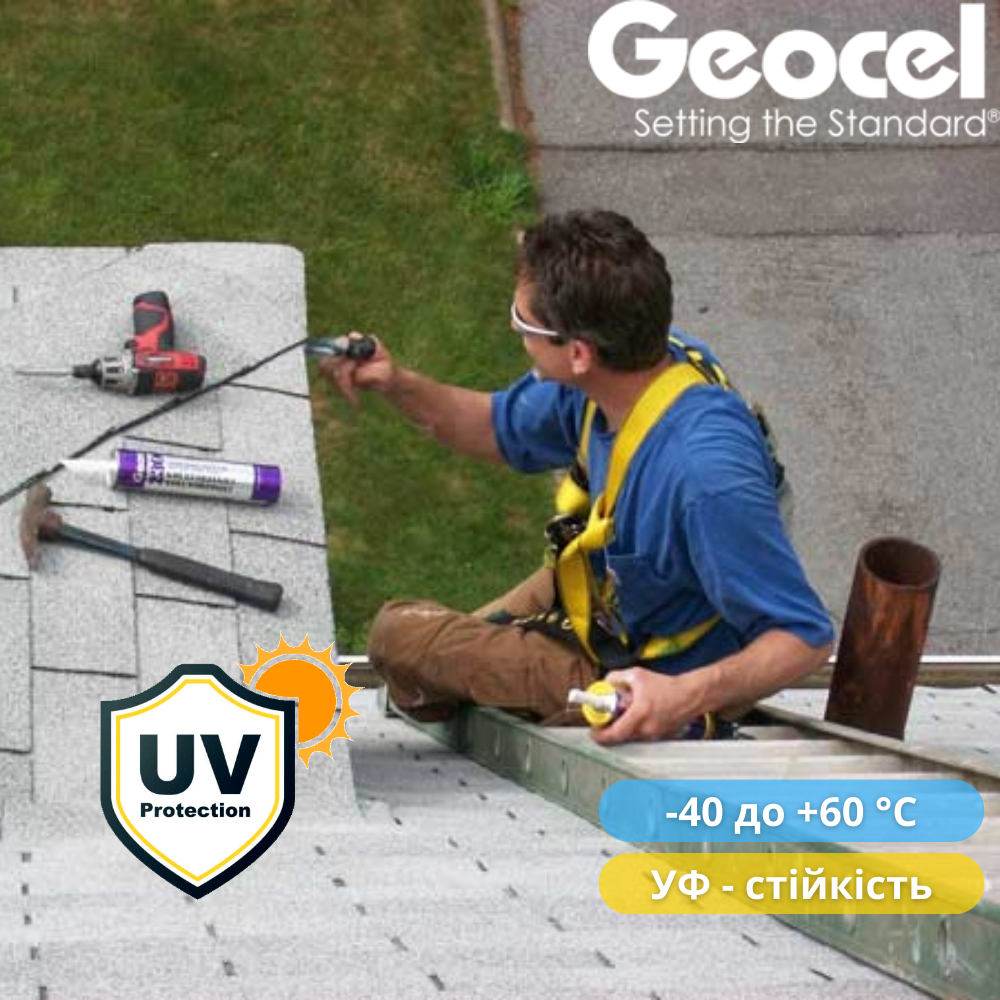 Герметик полимерный Geocel 2300 305 мл Черный (7100041) - фото 3