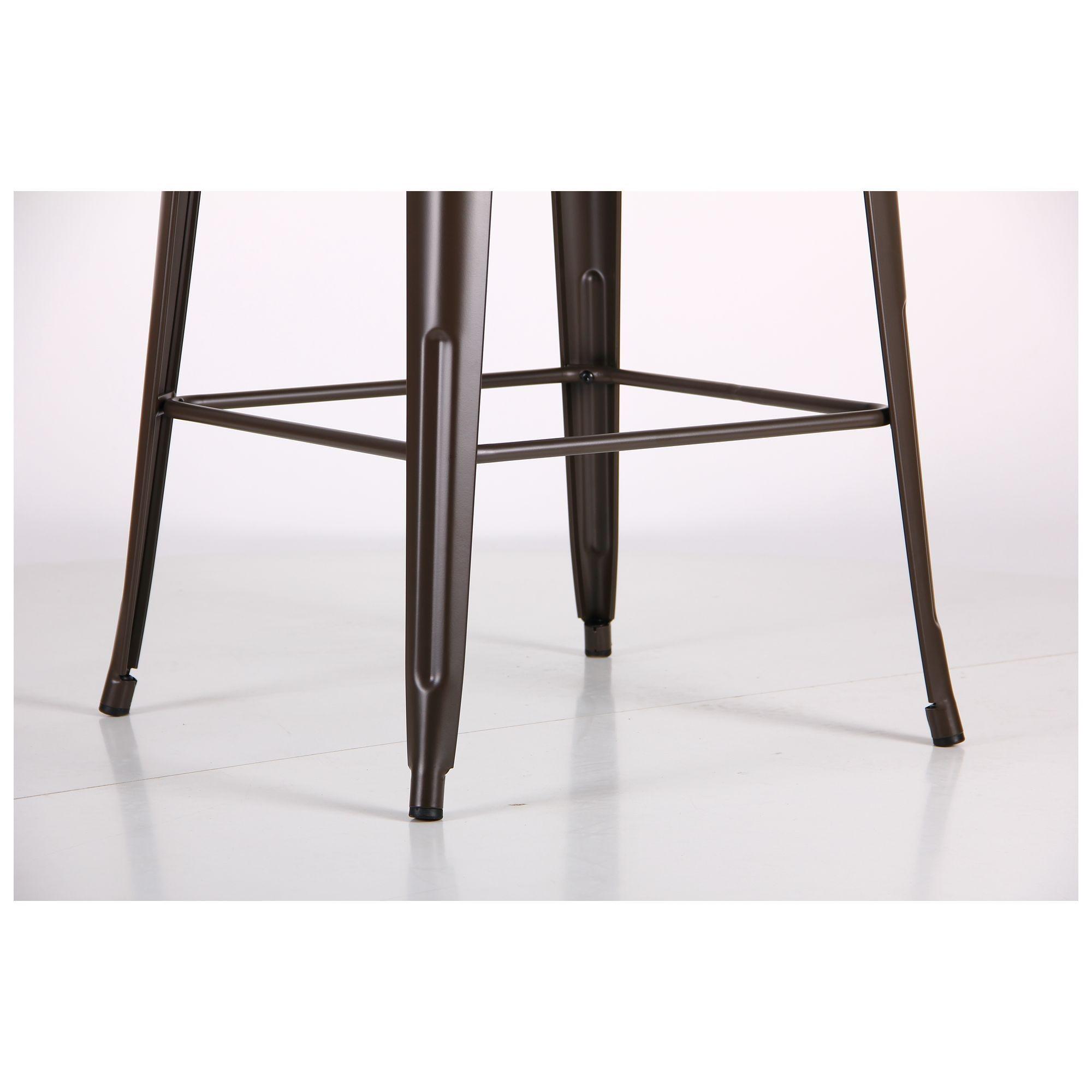 Стіл обідній квадратний AMF Slash з дерева Гевея та нержавіючої сталі 600х600 мм Кавовий/Чорний (521114) - фото 7 Стіл обідній квадратний AMF Slash з дерева Гевея та нержавіючої сталі 600х600 мм Кавовий/Чорний (521114) - фото 7