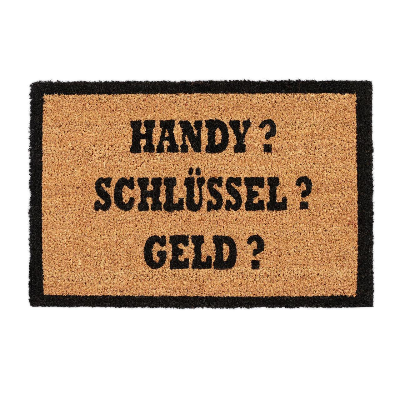 Коврик Relaxdays Handy? Schlüssel? Geld? из кокосового волокна 60x40 см (10023845) Коврик Relaxdays Handy? Schlüssel? Geld? из кокосового волокна 60x40 см (10023845)