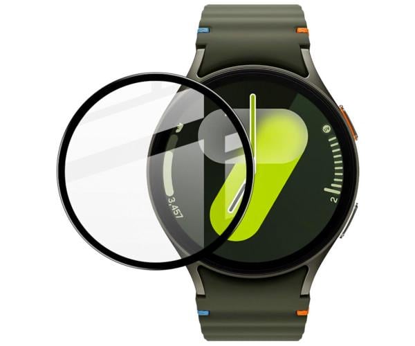 Защитное стекло противоударное SoftGlass Full Cover P ммA для Samsung Galaxy Watch 7 44 мм Black