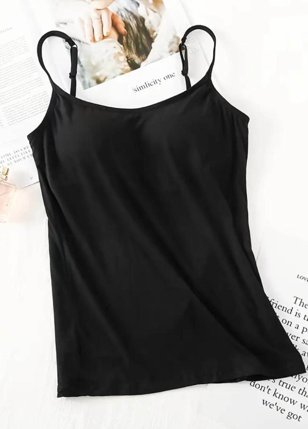 Майка жіноча Comfort з поролоновими вкладишами L Чорний (1519-44-05) - фото 7 Майка жіноча Comfort з поролоновими вкладишами L Чорний (1519-44-05) - фото 7