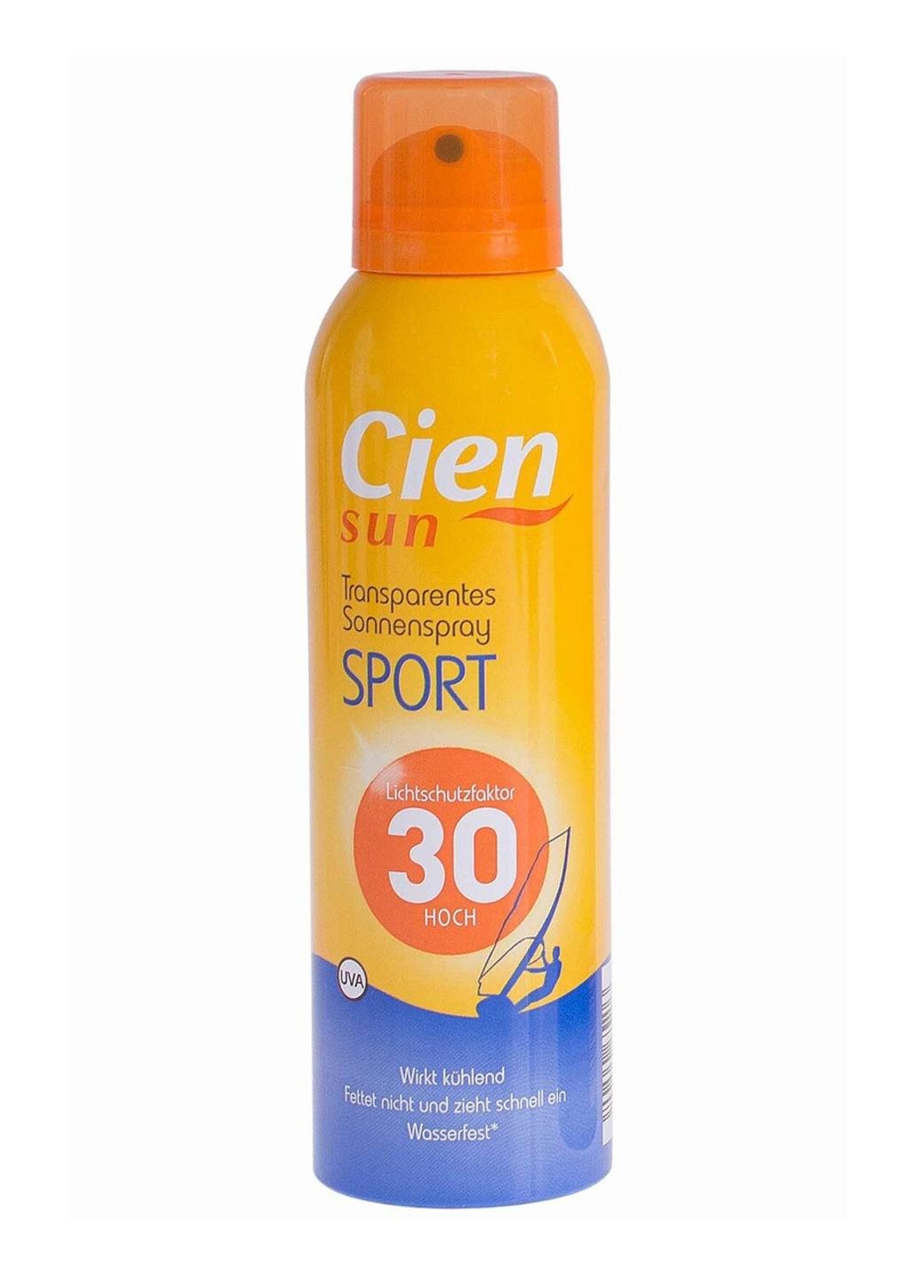 Солнцезащитный спрей прозрачный Cien Sport SPF30 200 мл