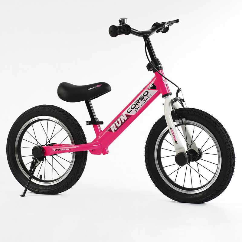 Біговел Corso 14" надувні колеса Pink (126416)