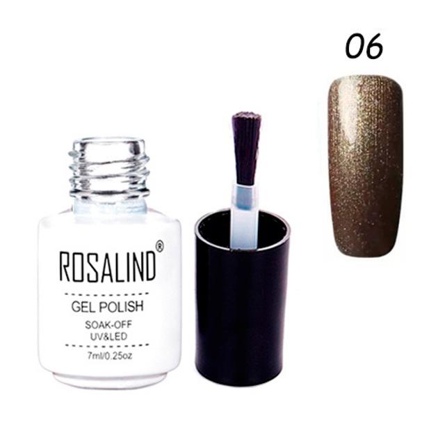 Гель-лак для ногтей Rosalind 7 мл 06 Антрацит шиммер - фото 1 Гель-лак для ногтей Rosalind 7 мл 06 Антрацит шиммер - фото 1