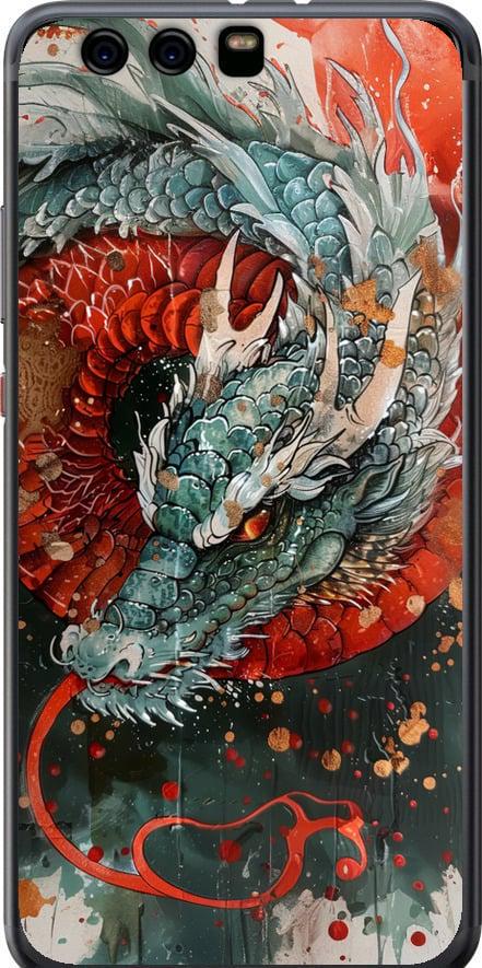 Чехол на Huawei P10 Plus Стихия огня (6101t-963-42517)