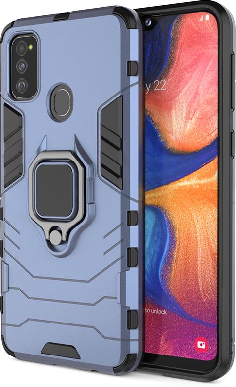 Противоударный чехол Samsung Galaxy M21 M215 (подставка кольцо) Graphite (14219-40)