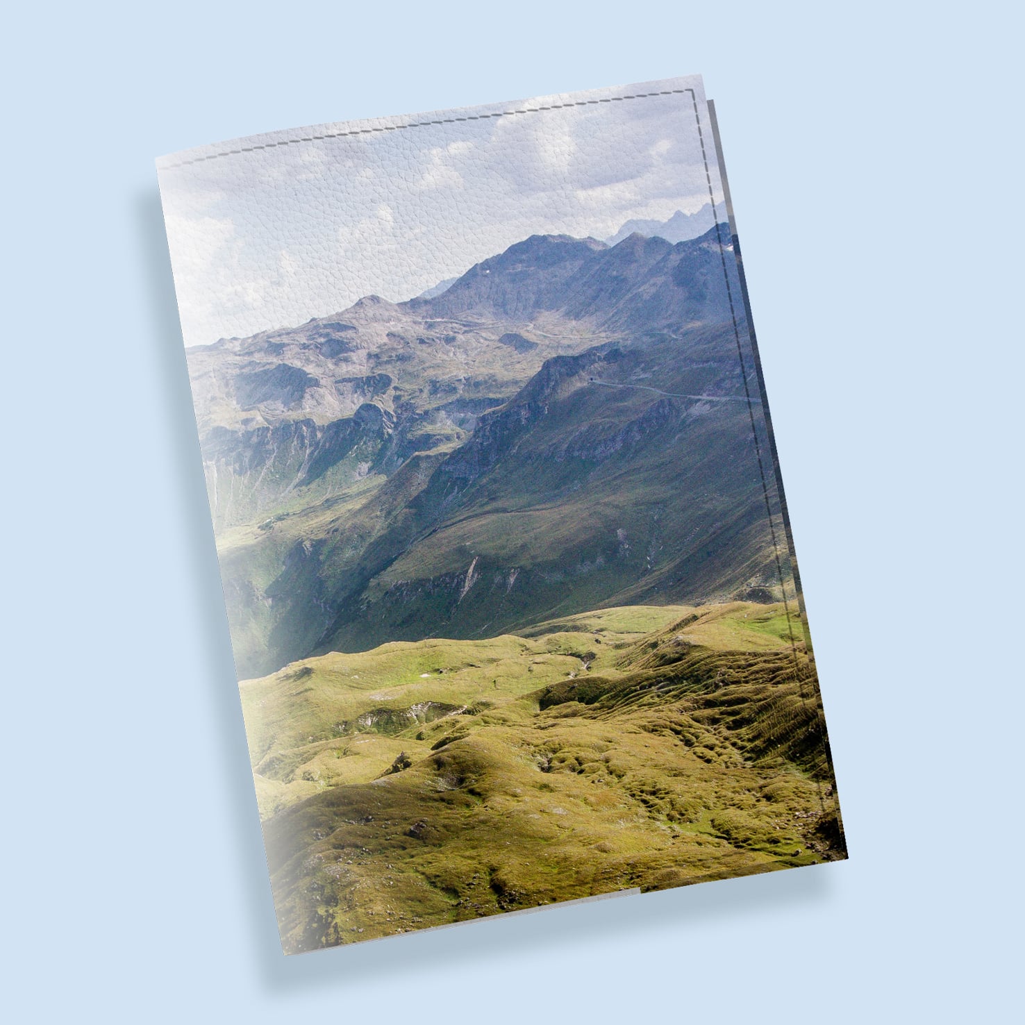 Обложка на паспорт The cover Горный пейзаж 9,6x13,3 см (909013)