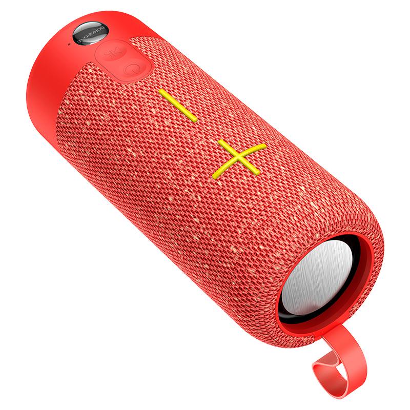 Портативна колонка Borofone Euphony sports BT speaker BR19 IPX5 AUX/USB/TF/FM TWS Red (1982ab26)