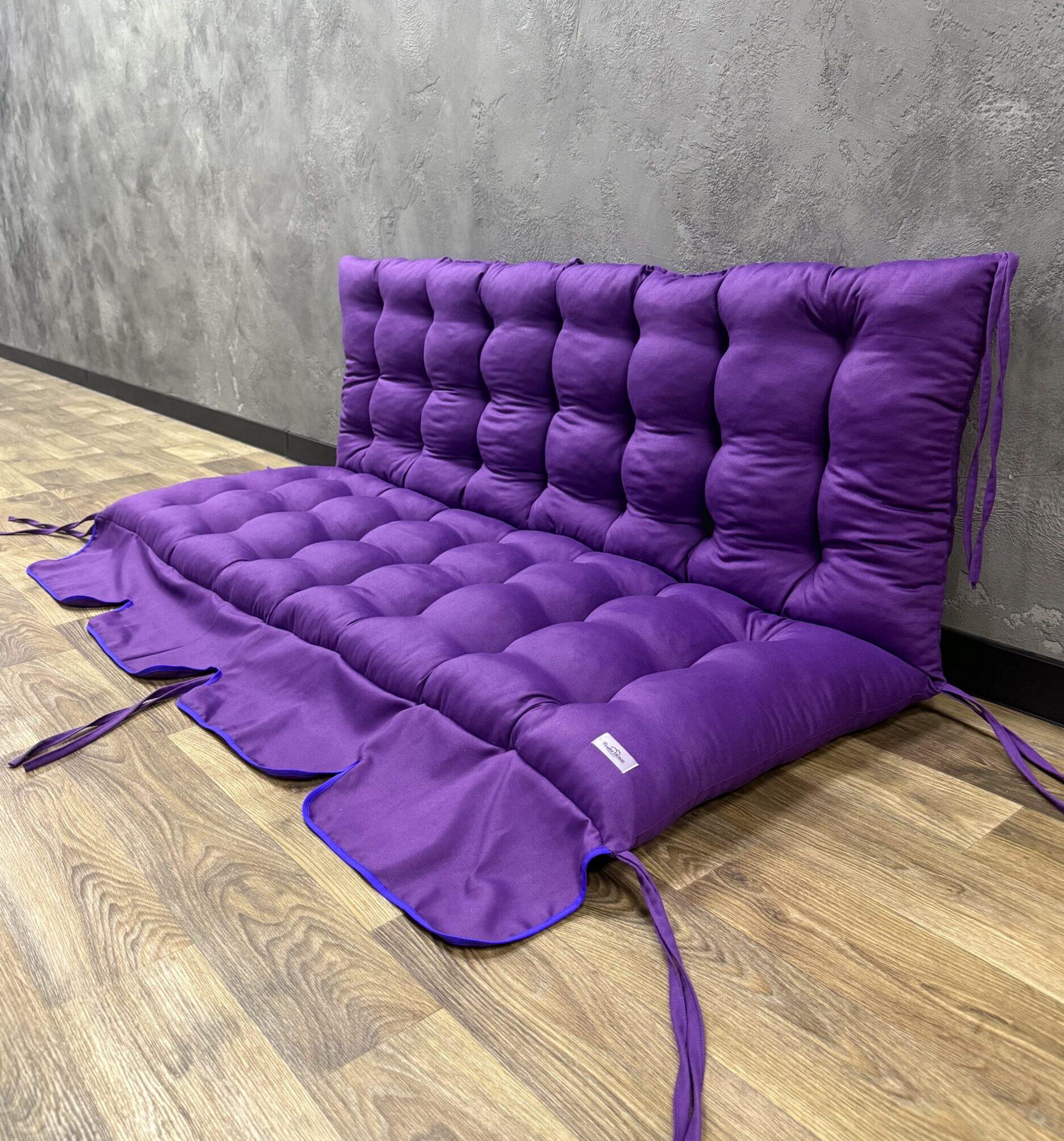 Подушка Сomfort Home на поддоны/качели/каркасы/садовая мебель с рюшевкой 150х50х50 см
