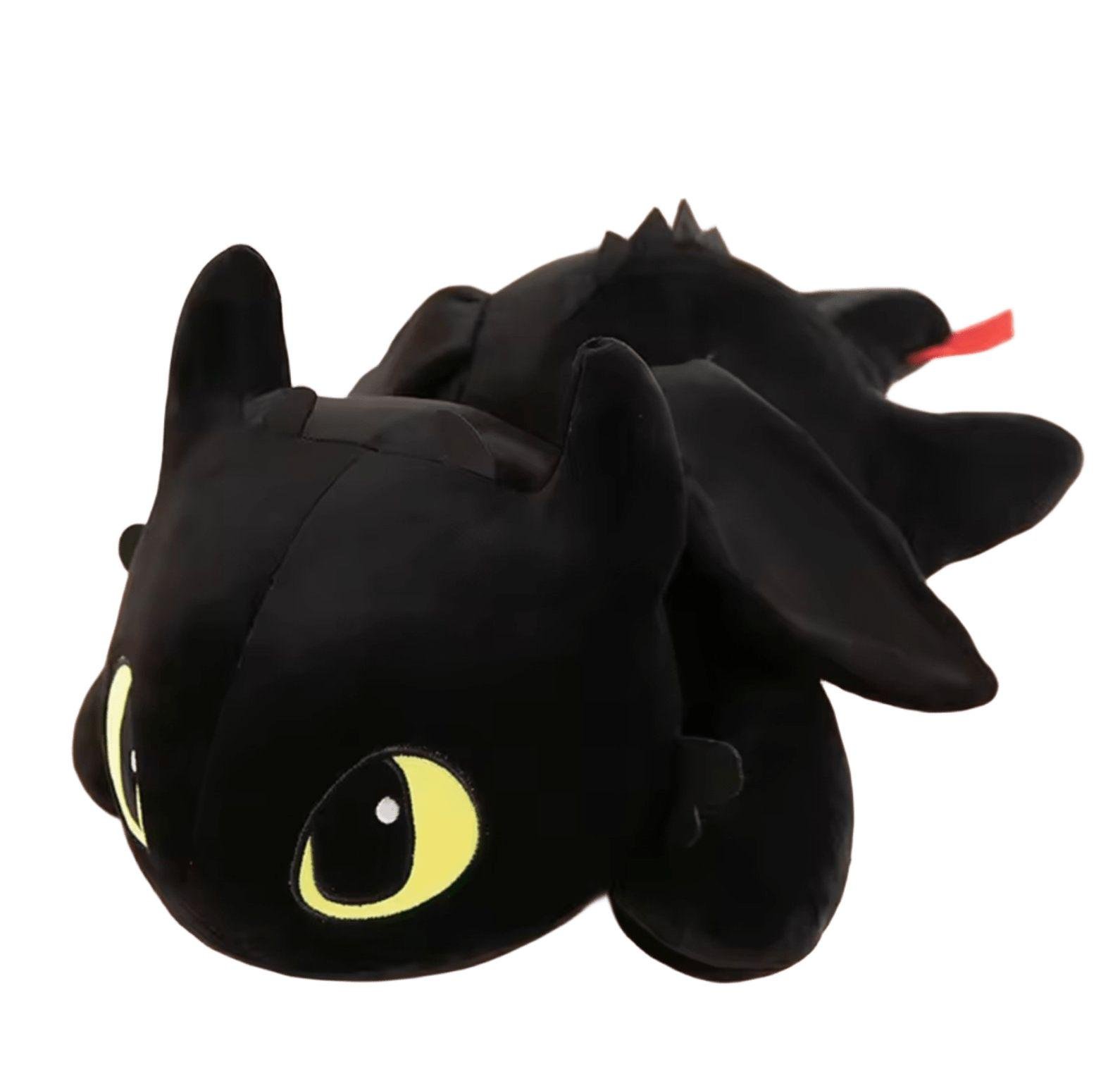 Іграшка м'яка плюшева Нічна Фурія Дракон Беззубик як приборкати дракона 40 см Чорний