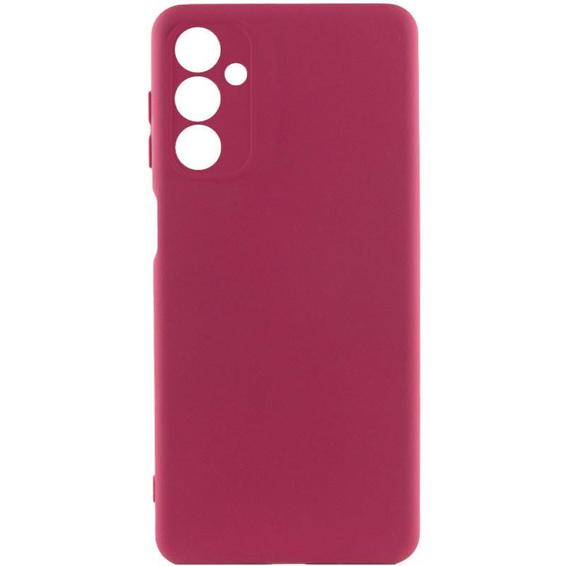Протиударний чохол TPU GETMAN Liquid Silk Full Camera Samsung Galaxy A16 4G/5G Бордовий / Marsala