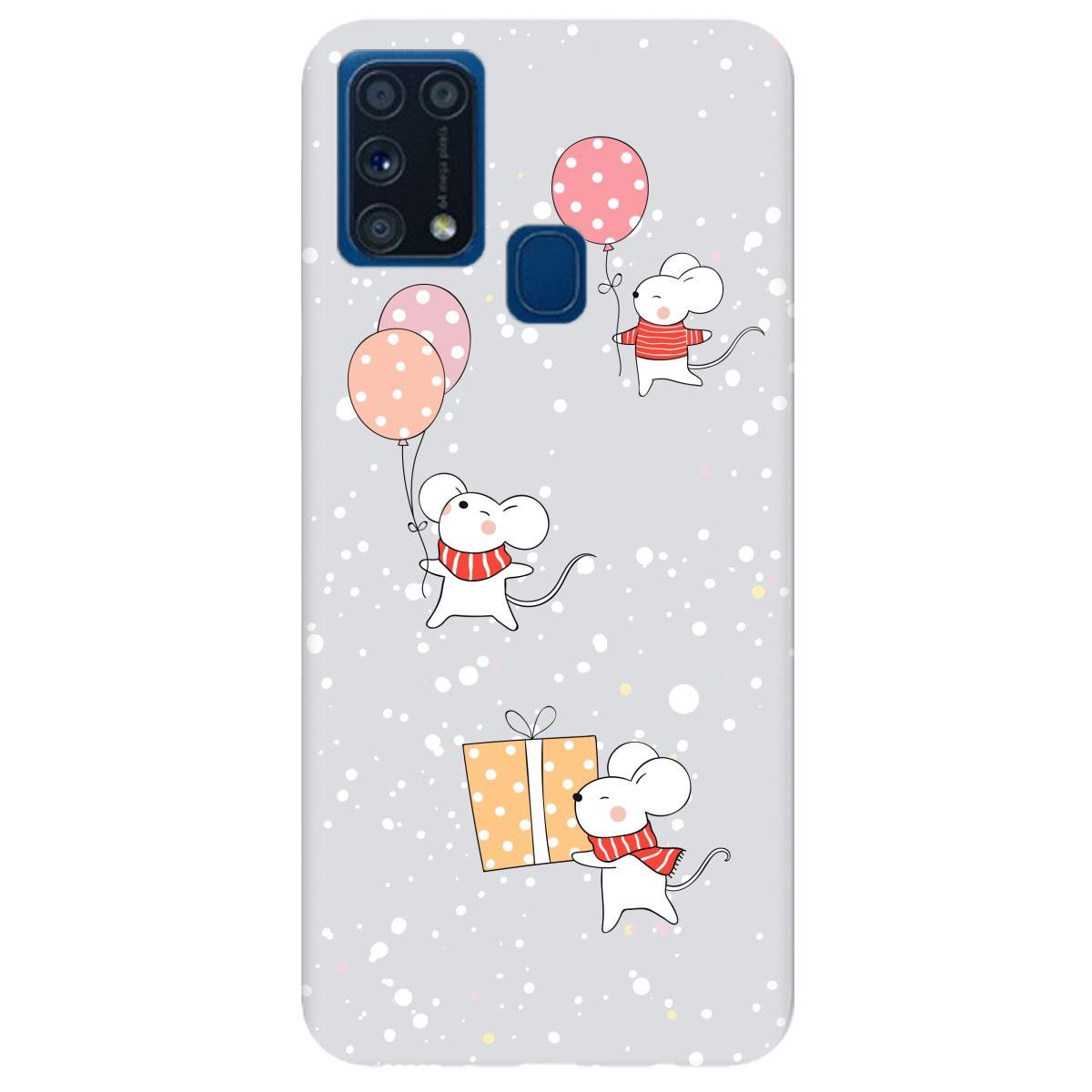 Силиконовый чехол Zorrov для Samsung Galaxy M31 - Celebration (14190040218099736)