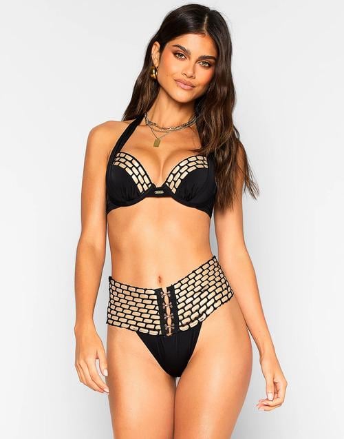 Плавки женские Beach Bunny M Черный (B2109B9black)