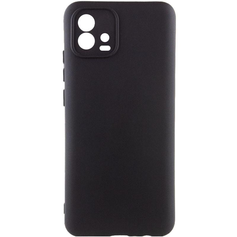 Противоударный чехол Silicone Cover Lakshmi Full Camera (A) для Motorola Moto G72 Черный / Black