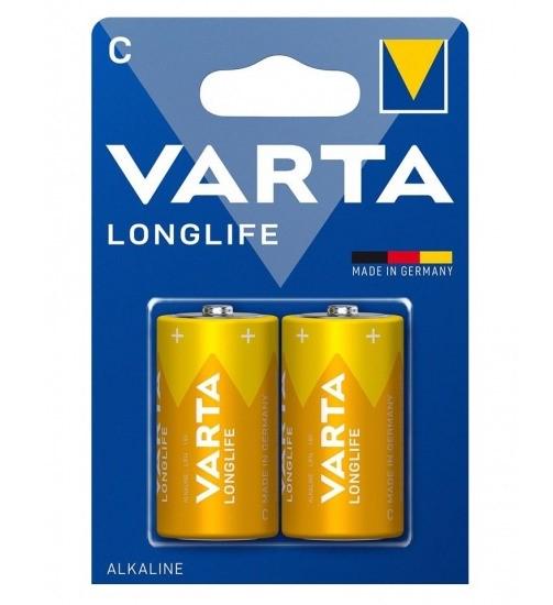 Батарейка Varta Longlife C/LR14 1,5-1,55V 2 шт. (26938348)