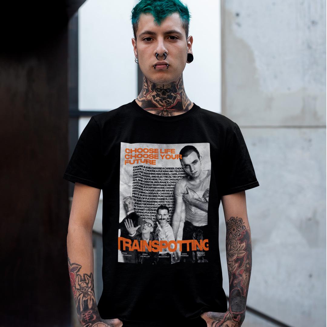 Футболка унисекс Trainspotting Choose Life XL Черный (32700654)