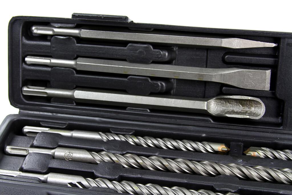 Комплект свердел і зубил MAR-POL M23585 S4 чьотиригранний 12 од. - фото 8 Комплект свердел і зубил MAR-POL M23585 S4 чьотиригранний 12 од. - фото 8