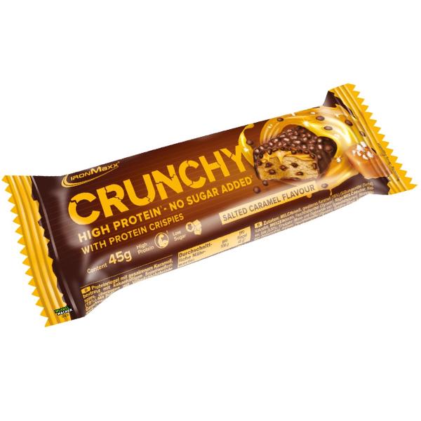 Протеиновый батончик IronMaxx Crunchy 45 г Salted caramel