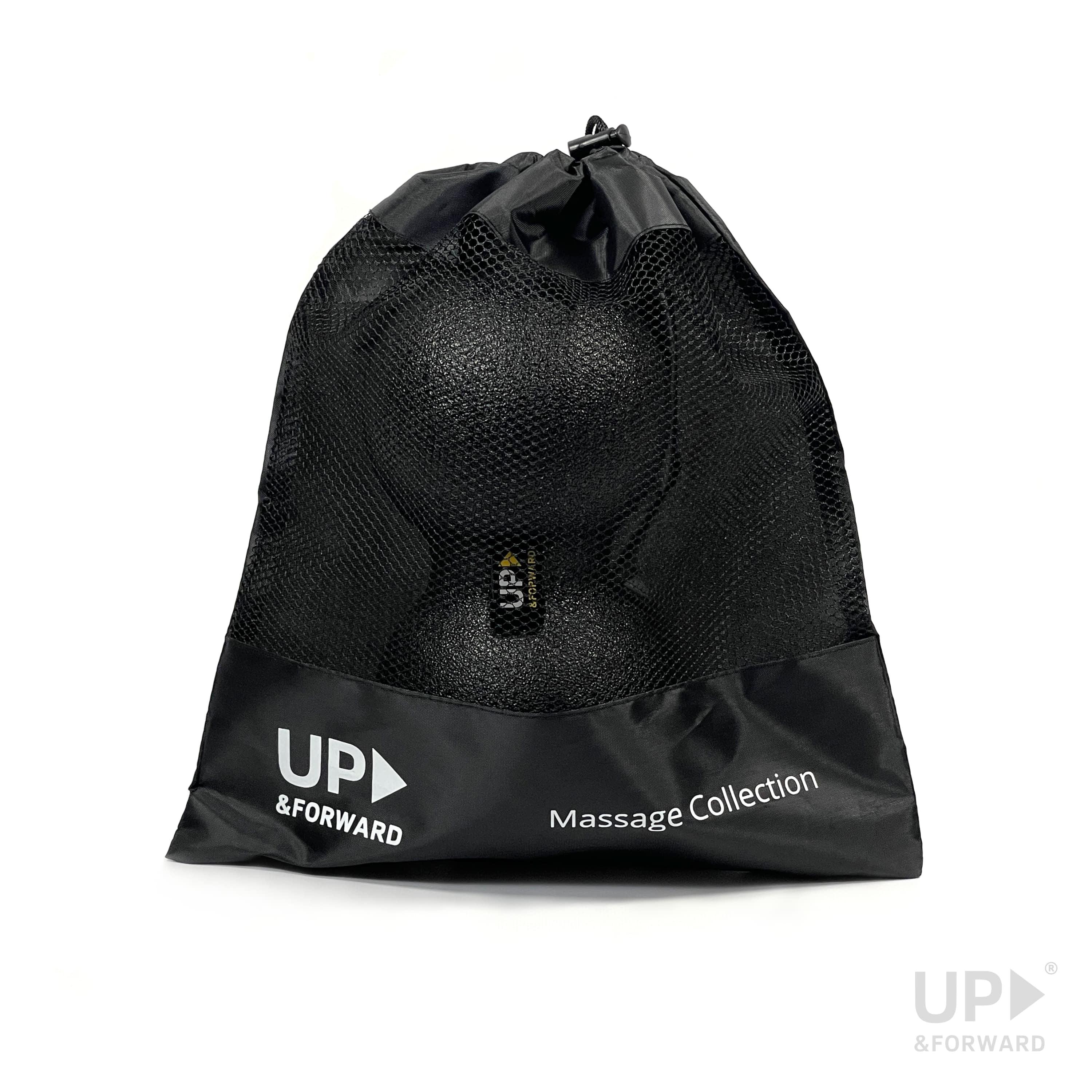 М'яч масажний подвійний UP & FORWARD PRO 23x13 см Black - фото 5
