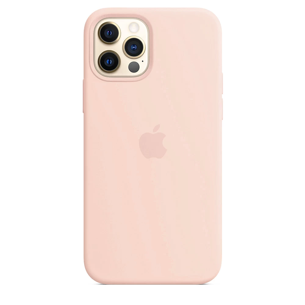 Силиконовый Чехол Накладка Silicone Case для iPhone 12/12 Pro Pink Sand - фото 2