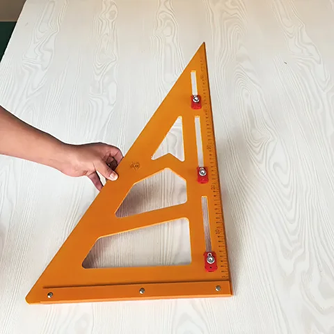 Угольник строительный для измерения и разметки под сверление отверстий 50 см (AN00161) - фото 4 Угольник строительный для измерения и разметки под сверление отверстий 50 см (AN00161) - фото 4