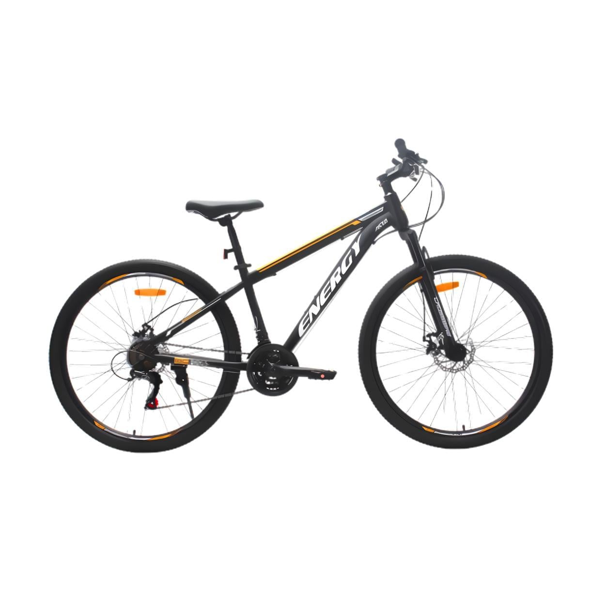 Велосипед CrossBike Energy 27,5" 15" Чорний/Помаранчевий (233)