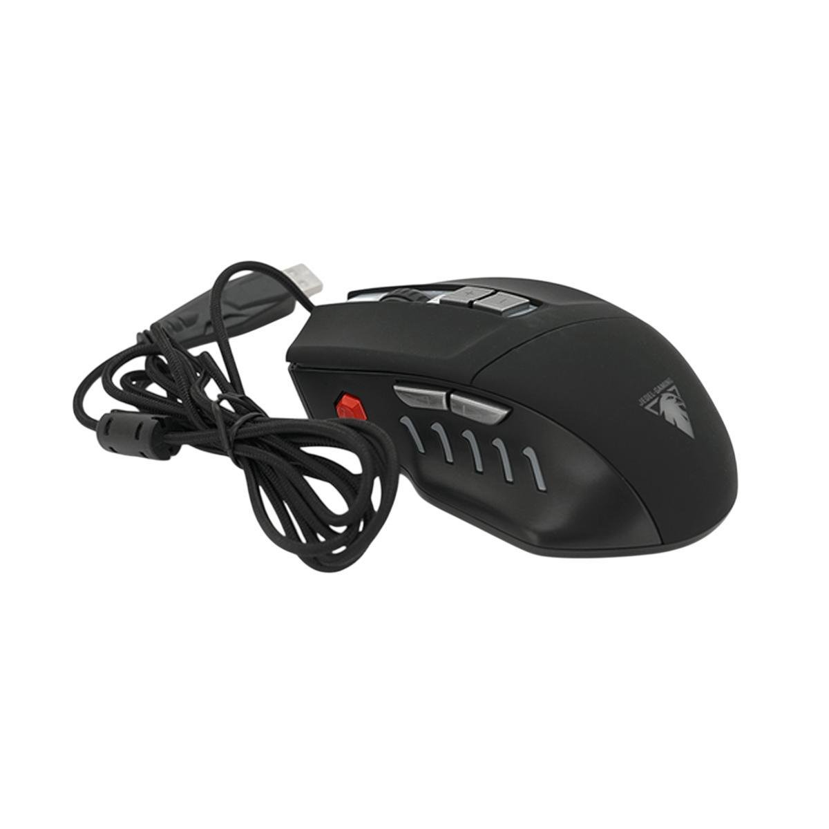 Мышь ведущая JEDEL GM890 8D с RGB подсветкой оптическая DPI 3200 USB праворука Black (180896) - фото 3