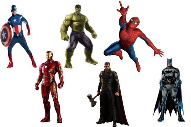 Картинка на торт вафельна Месники 5 (6569)