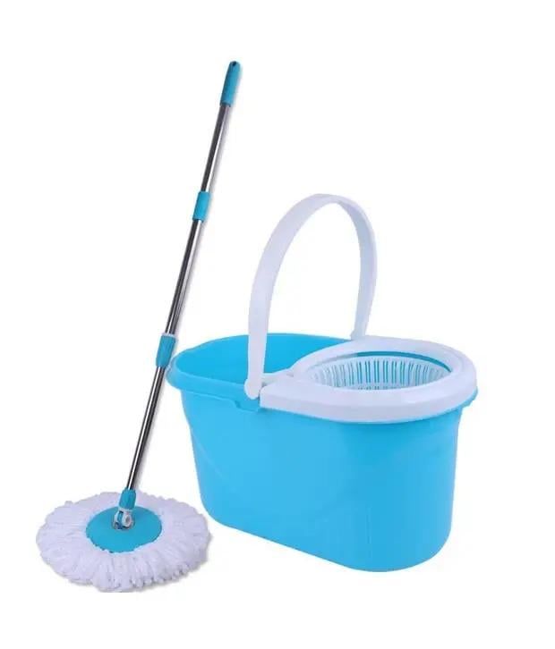Швабра з турбо віджимом та відром 360° SmartUS Spin MOP