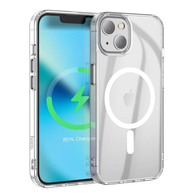 Чохол Hoco Magnetic series airbag anti-fall protective shell для iPhone 13 6,1" (71019f7e) - фото 1