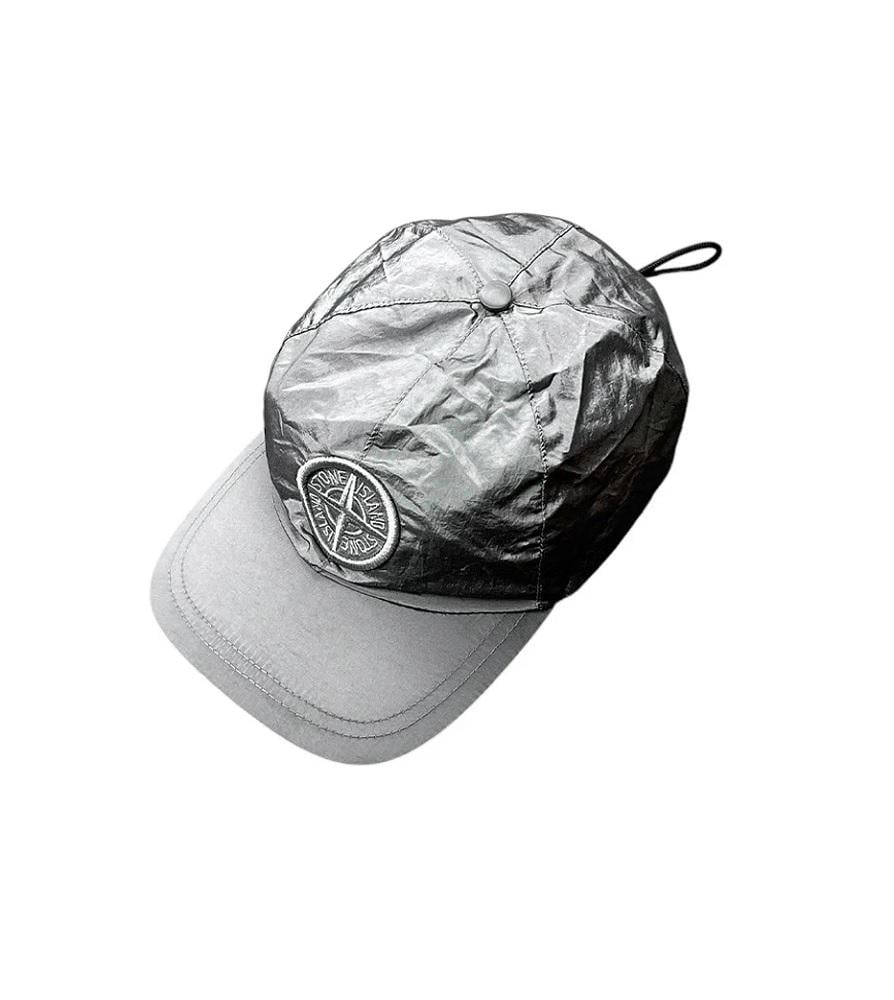 Кепка в стиле Stone Island 99876 Nylon Metal Cap Econyl Grey (SI23001.1L) Кепка в стиле Stone Island 99876 Nylon Metal Cap Econyl Grey (SI23001.1L)