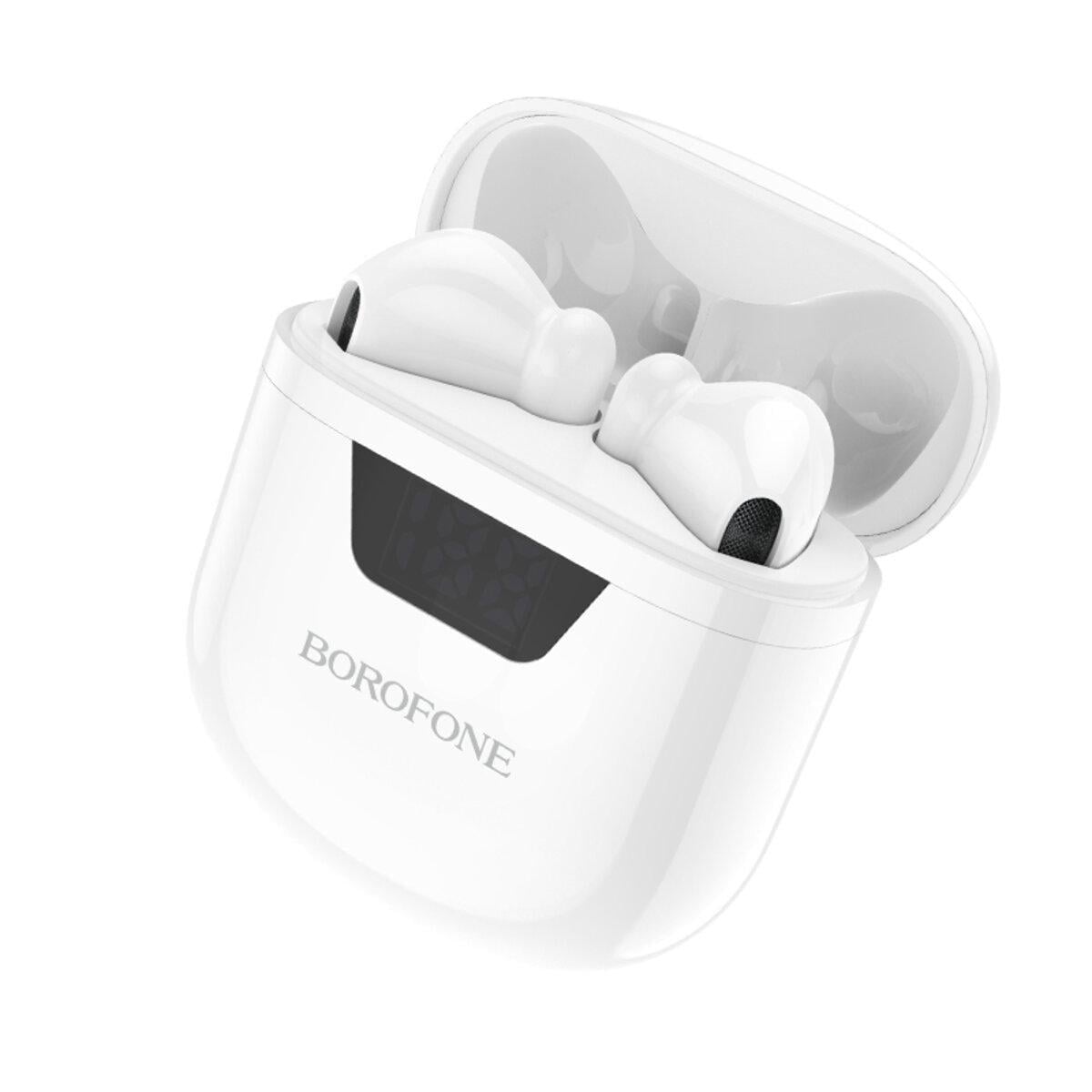 Наушники беспроводные Borofone BW05 Pure tone true wireless BT5.1/250 mAh headset White (602017)