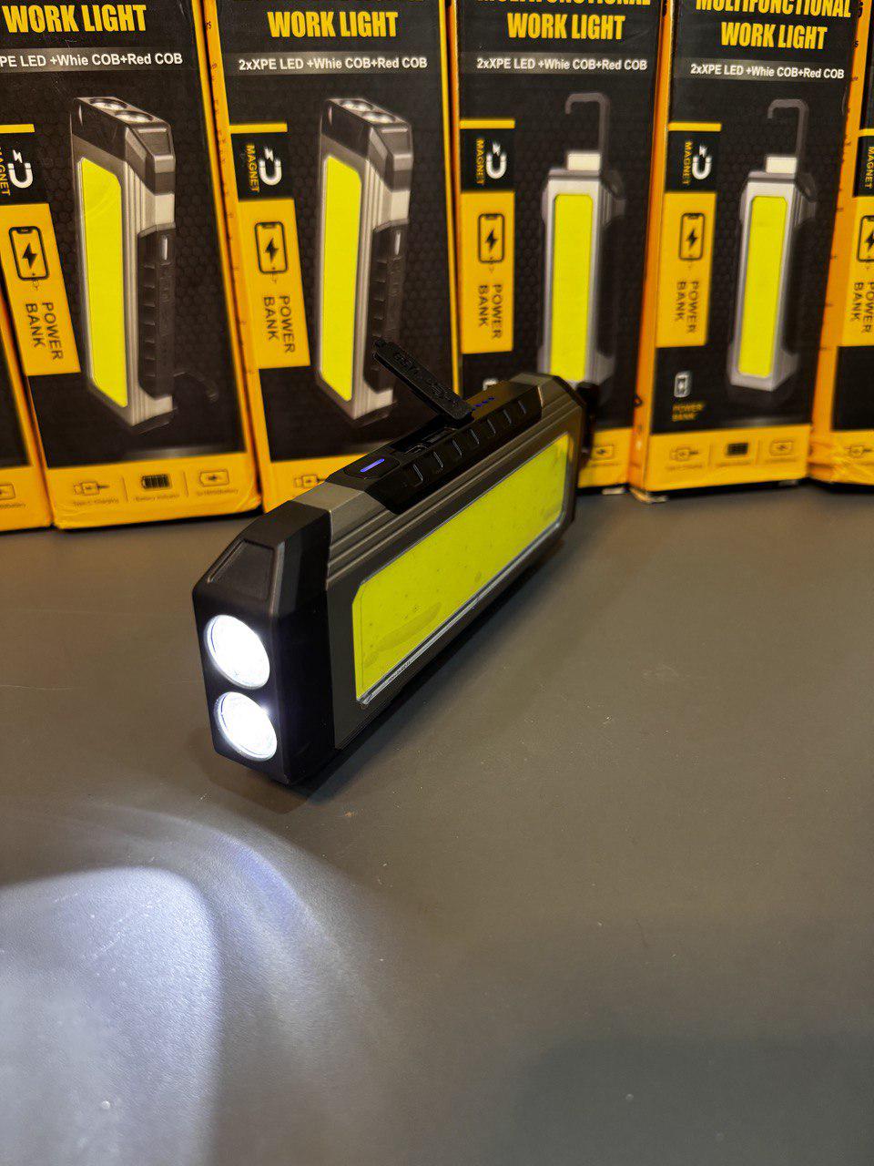 Ліхтарик універсальний К586 з зарядкою від Type-C Сірий (719043078781) - фото 5 Ліхтарик універсальний К586 з зарядкою від Type-C Сірий (719043078781) - фото 5