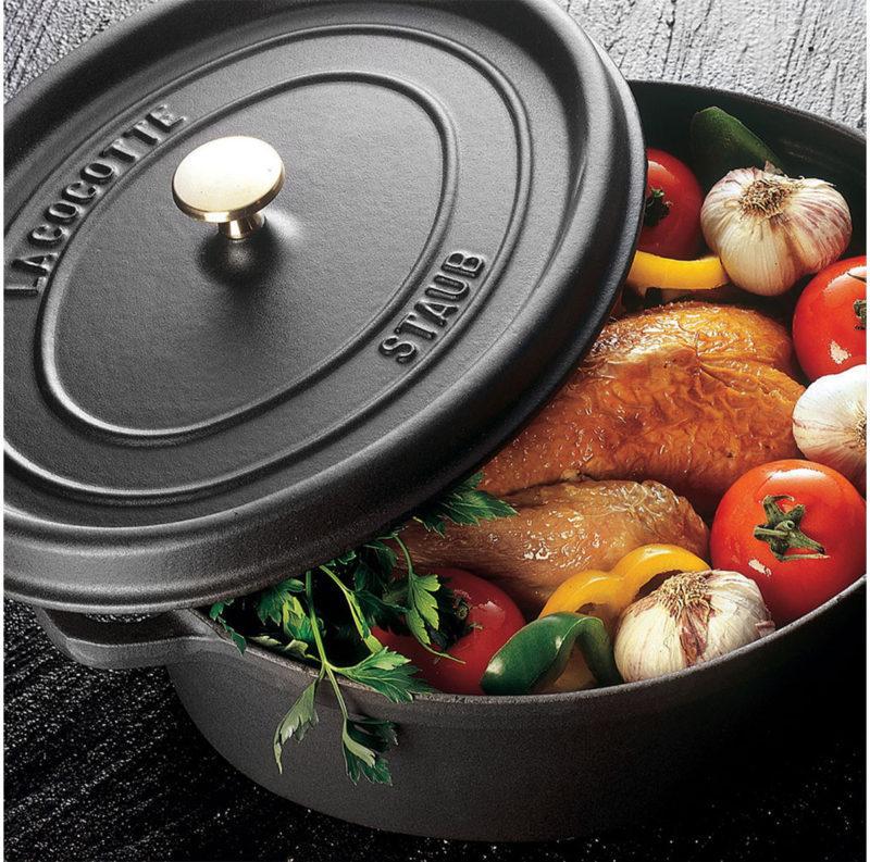 Кастрюля чугунная Staub New Classic эмалированная с крышкой 6,7 л 28 см Черный (1102825) - фото 7