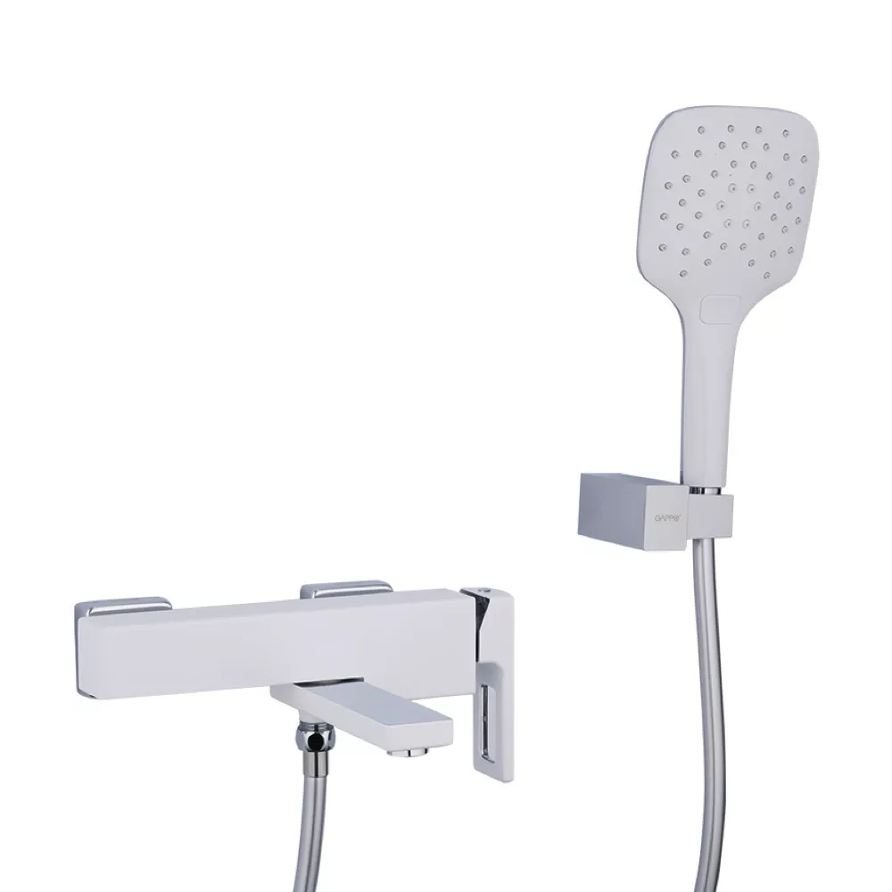 Смеситель для ванны Gappo G3217-8 Белый/Хром (SQ-1033999 SQ-1033999)