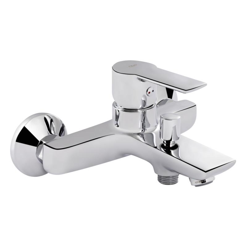Смеситель для ванны Q-tap Ustek QTUS3016107DC однорычажный Хром (77374)