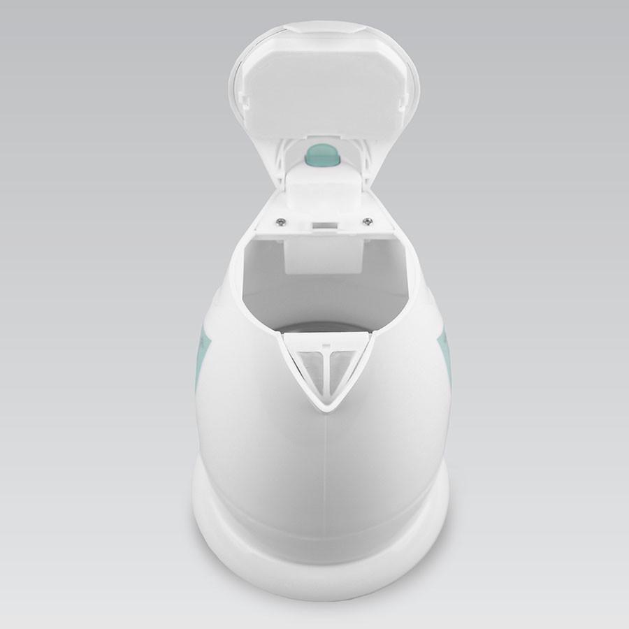 Електрочайник із зеленою вставкою 1 л Білий - фото 3 Електрочайник із зеленою вставкою 1 л Білий - фото 3