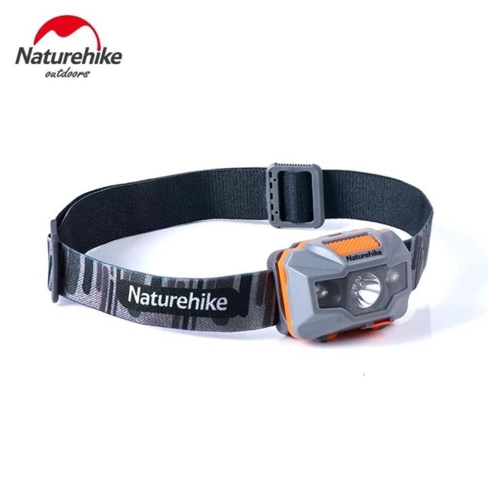 Фонарь налобный Naturehike TD-02 NH00T002-D 150Lm 1200 mAh Серый Grey/Orange (30160378) - фото 2 Фонарь налобный Naturehike TD-02 NH00T002-D 150Lm 1200 mAh Серый Grey/Orange (30160378) - фото 2