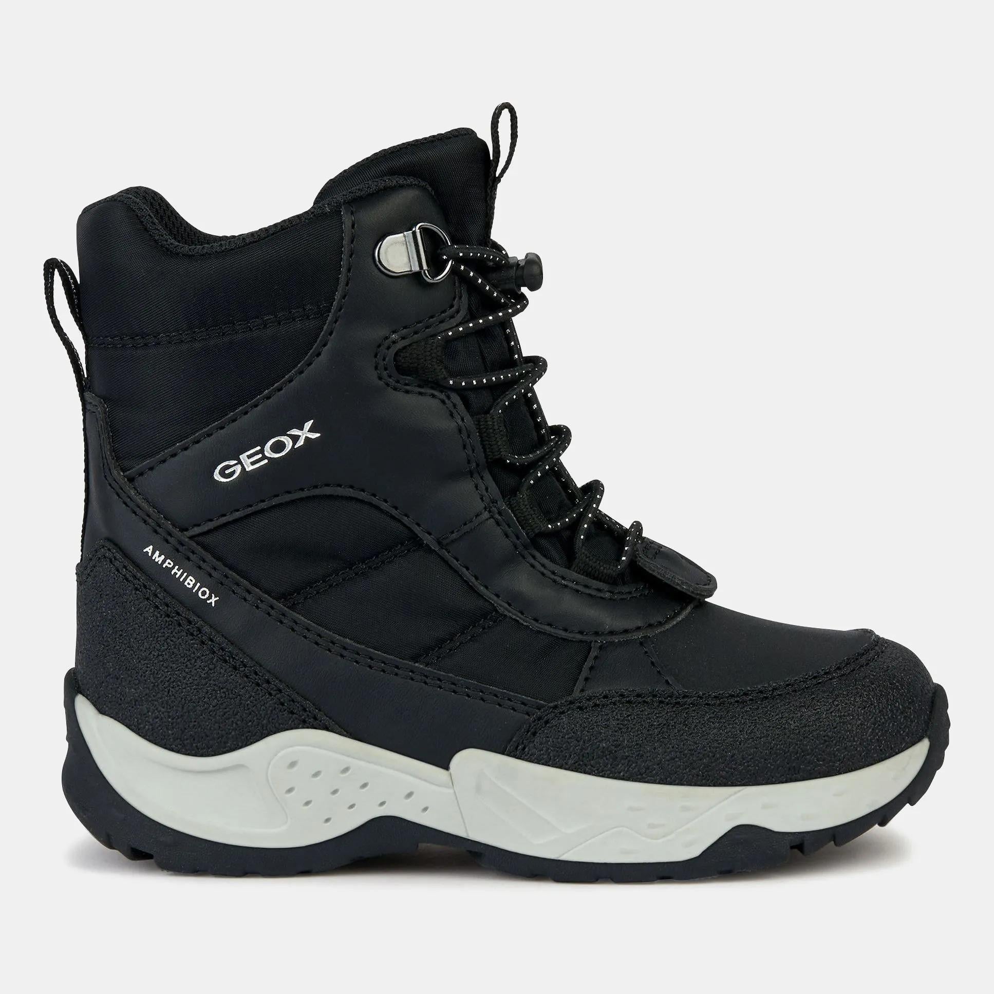 Сапоги детские зимние Geox J Sentiero G.B ABX B р. 32/20,8 см Black (20495263)