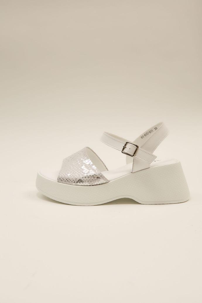 Босоножки женские ALLSY на платформе р. 36 Белый (195539) - фото 2 Босоножки женские ALLSY на платформе р. 36 Белый (195539) - фото 2