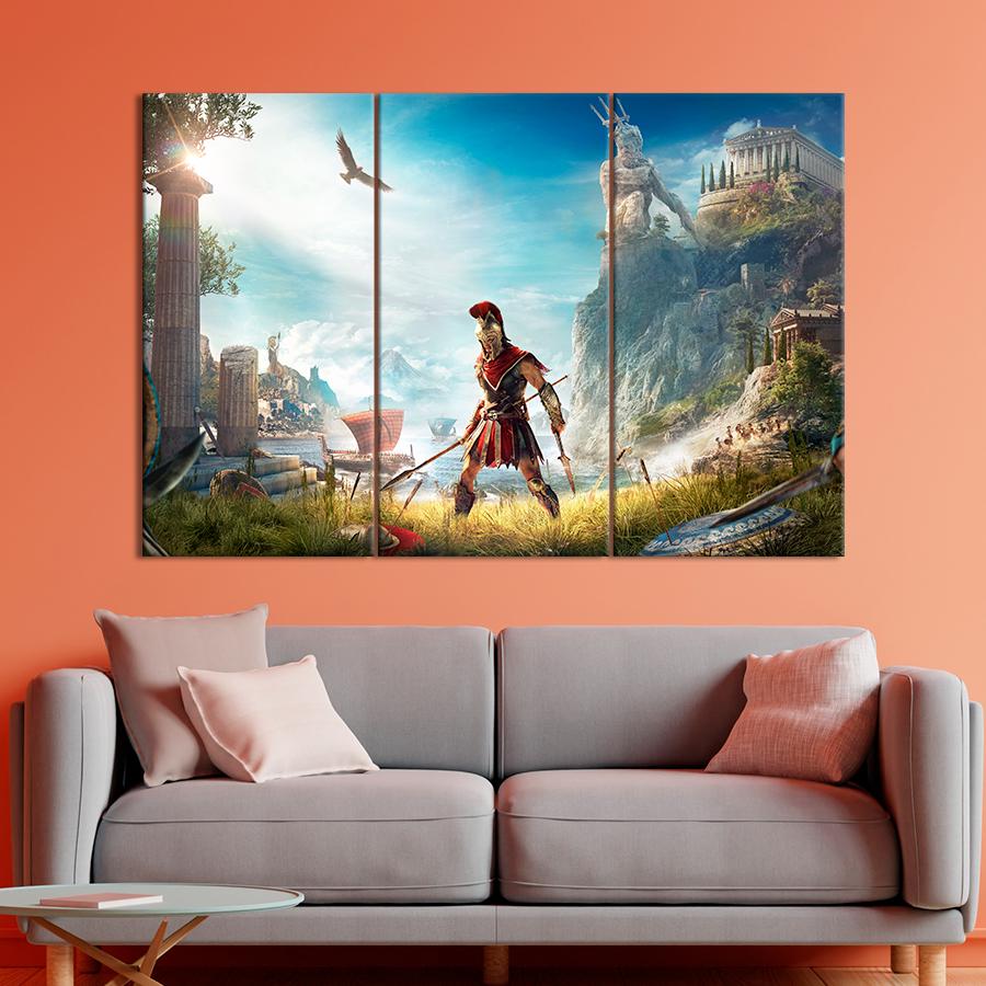 Настенний декор Герой Алексиос Assassin’s Creed Odyssey 156x100 см (A185-3)