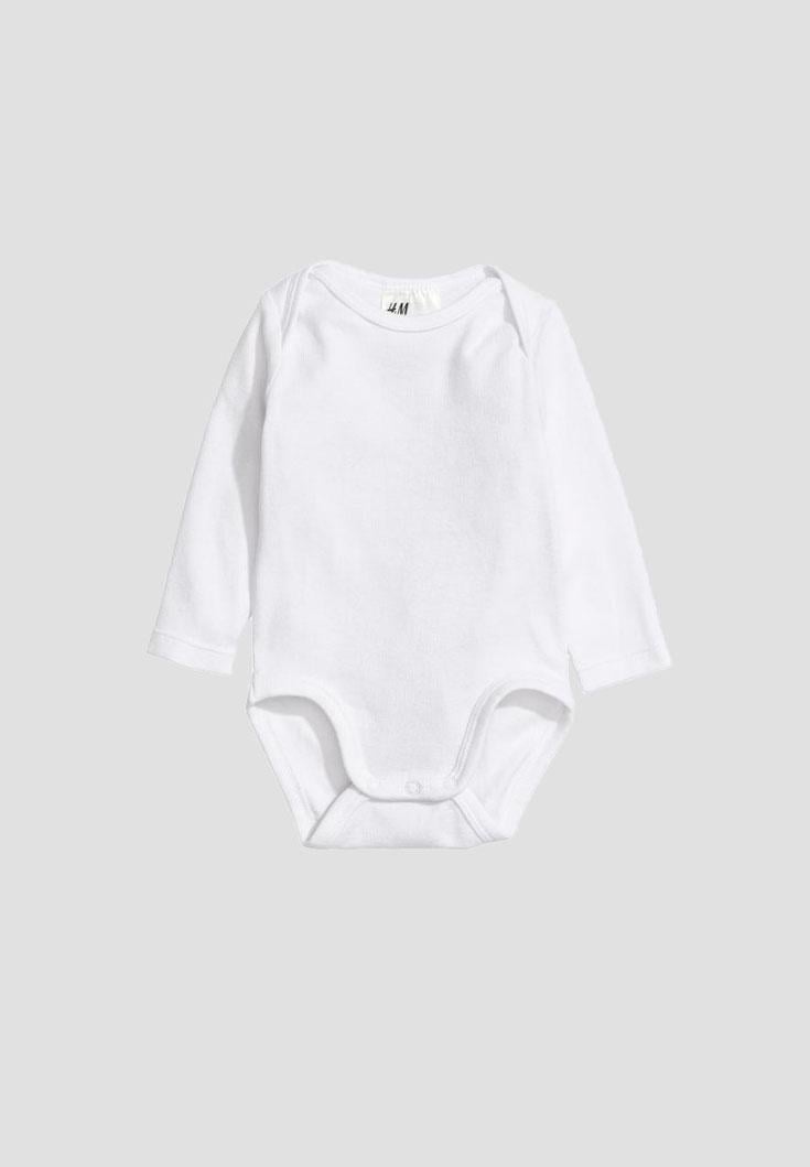 Боди H&M 92 см Белый (533261)
