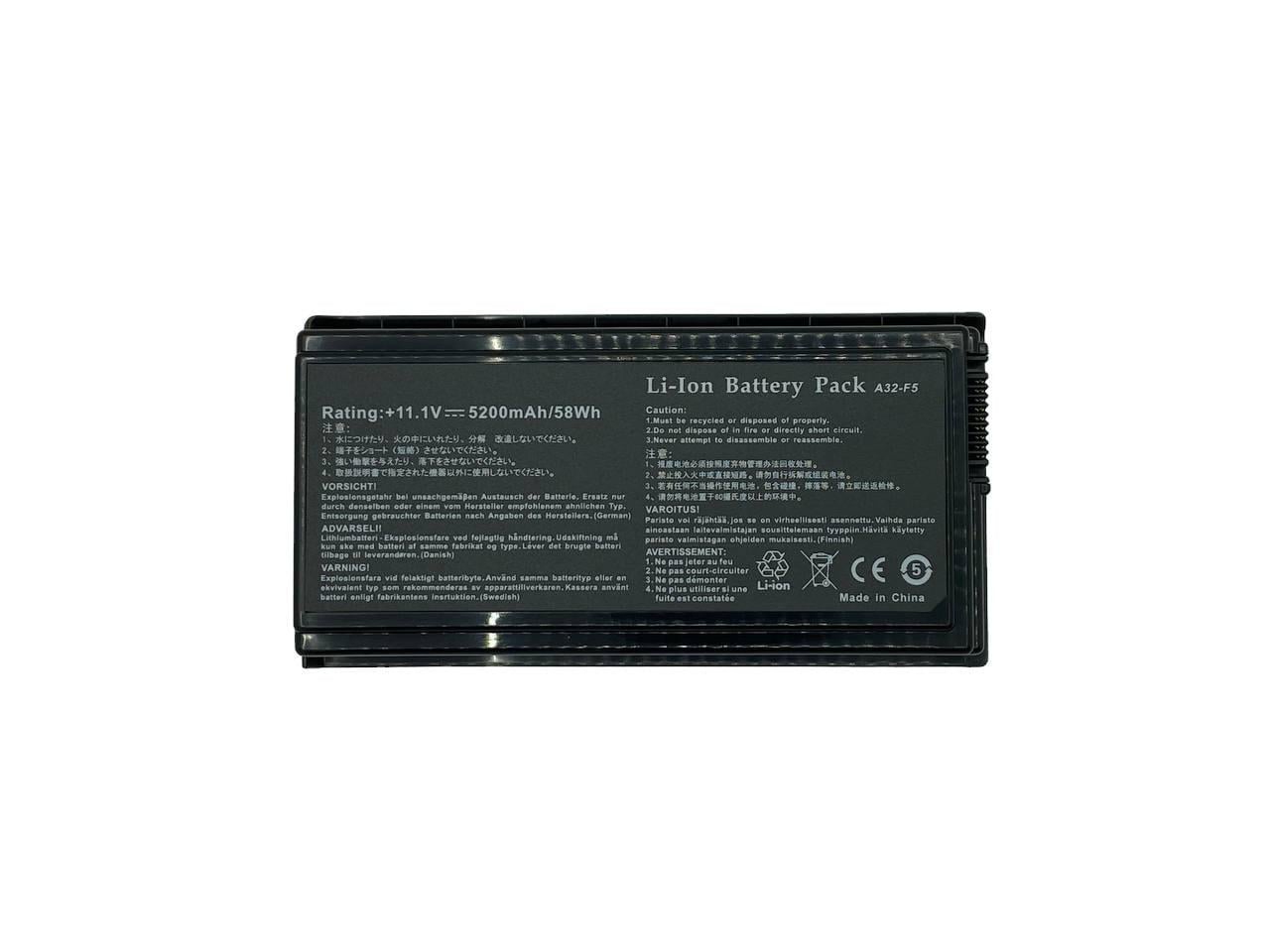 Аккумулятор для ноутбука Asus A32-F5 F5 series 11,1V 5200 mAh (009182)